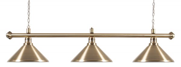 Brushed Copper 3 Shades Lamp 150cm