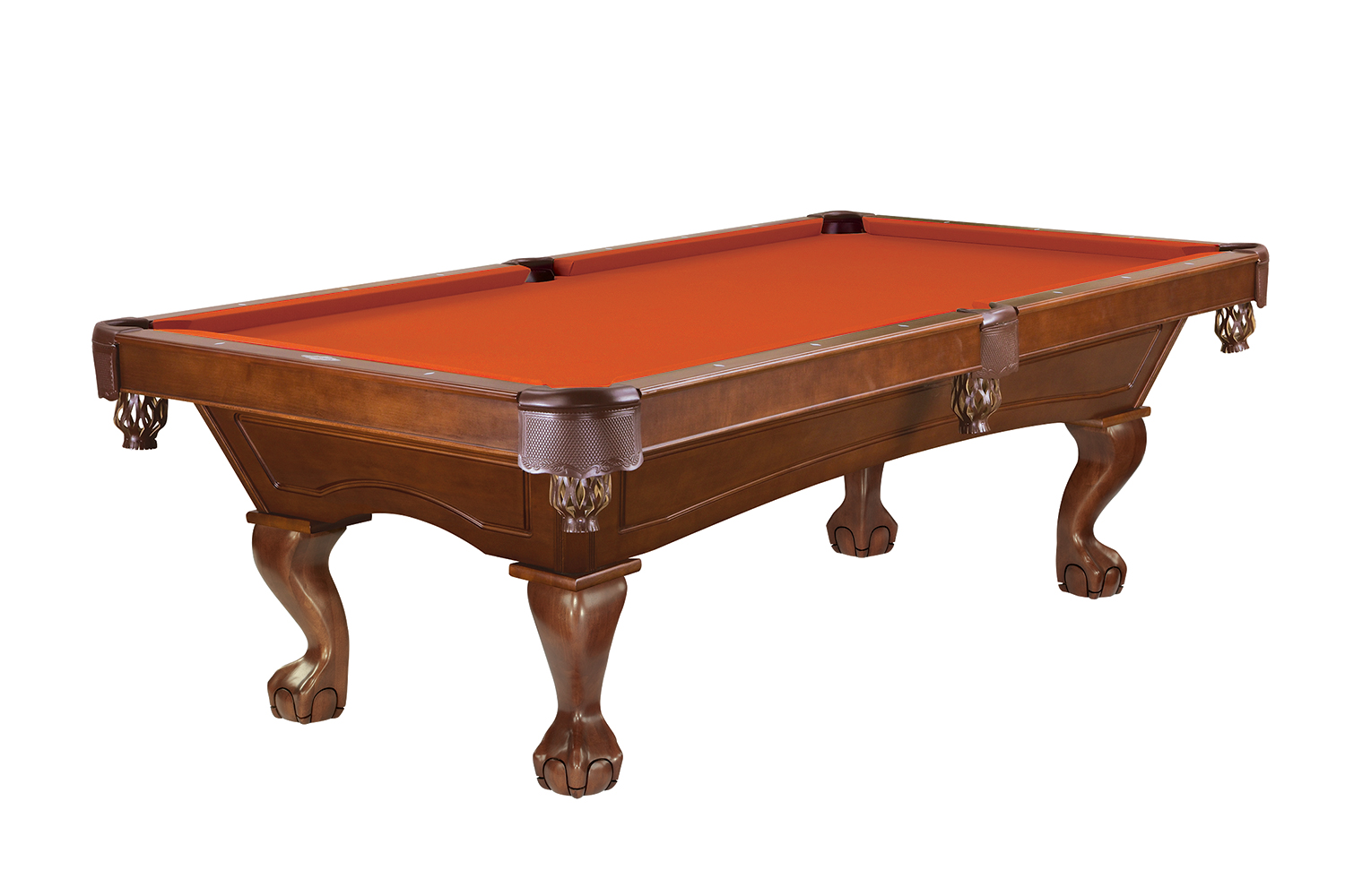 plug voor mij Wiegen Brunswick Allenton pool table 8ft chestnut ball and claw - Billardfabriek  Wilhelmina