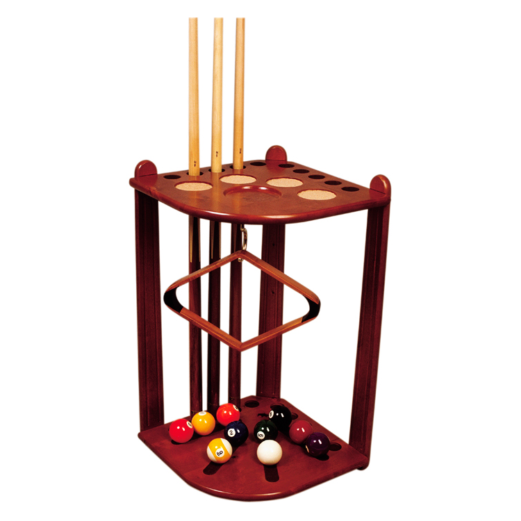 Buffalo cue rack for 10 cues corner model maple